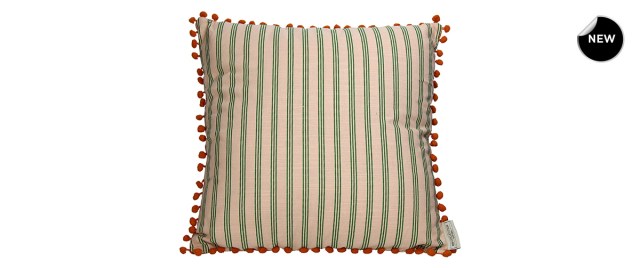 Cushion Stripes Cotton Multi 45x45cm_front